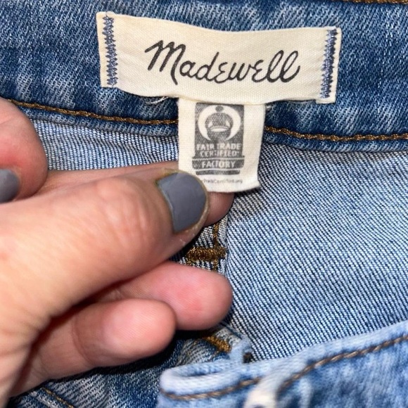 Madewell The High-Rise Slim Crop Boyjean: Knee-Rip Edition size 25 - Picture 7 of 9